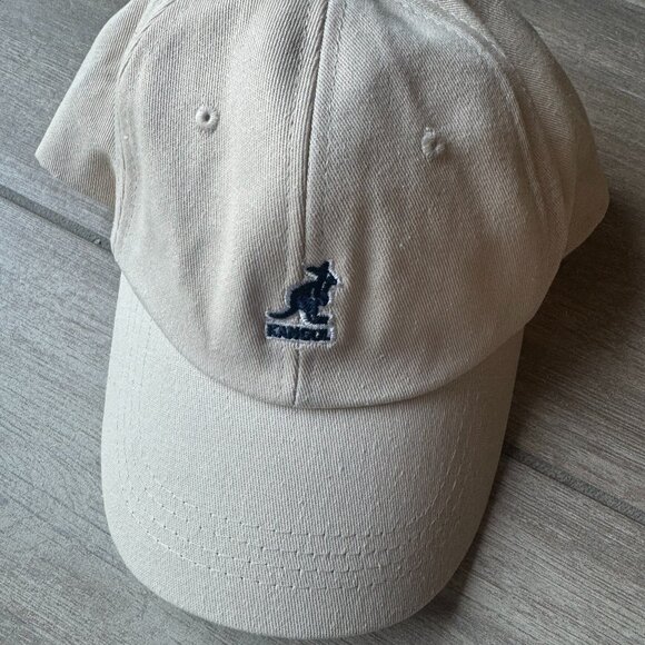 Kangol Brand Fashionable Adjustable Cotton Baseball-style Cap Hat Ivory - Picture 1 of 7